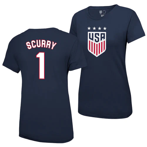 BRIANA SCURRY 1999 USWNT WOMEN'S 4 STAR T-SHIRT