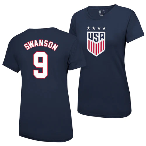 MALLORY SWANSON USWNT WOMEN'S 4 STAR T-SHIRT