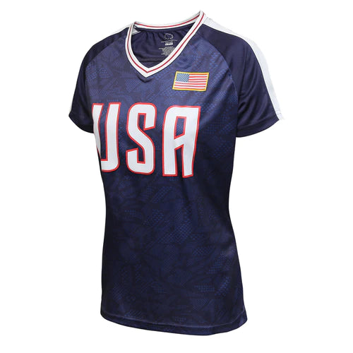 USWNTPA MIA HAMM WOMEN'S USA NAVY GAME DAY SHIRT