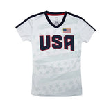 USWNTPA MEGAN RAPINOE GIRL'S USA GAME DAY SHIRT