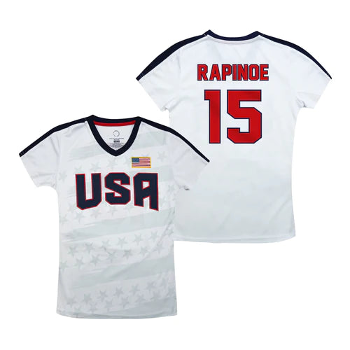 USWNTPA MEGAN RAPINOE GIRL'S USA GAME DAY SHIRT