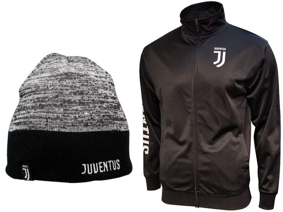 Icon Sports Juventus Soccer Jacket and Beanie combo 03-1