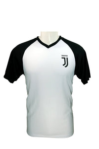 Icon Sports Men Compatible with Juventus Officially Licensed Soccer Poly Shirt Jersey JV75PT-W