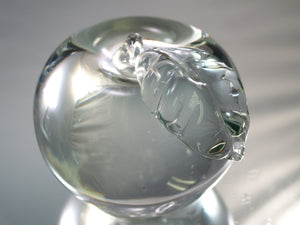 M Design Art Handcraft Glass Abstract Crystal Egg Handmade Glass Pape
