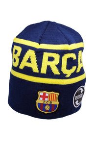 Icon Sports FC Barcelona Official Licensed Adult Winter Soccer Beanie 01-1