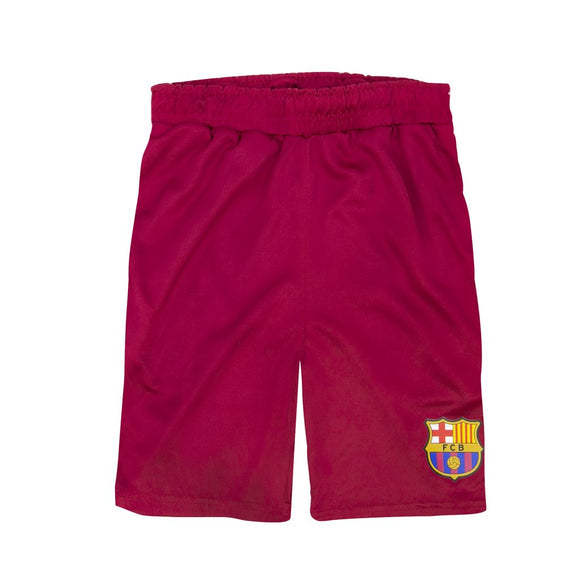 Icon Sports Youth FC Barcelona Officially Licensed Poly Soccer Shorts -04