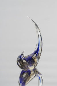 M Design Art Handcraft GlassSwan Paperweight Sculpture