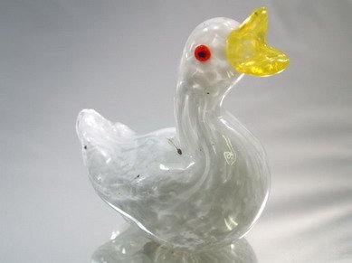 M Design Art Handcraft Glass Falu Red Bubble Egg Handmade Glass Paper