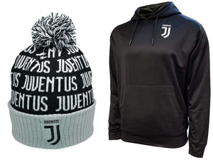 Icon Sports Juventus Soccer Hoodie and Beanie combo 61-3