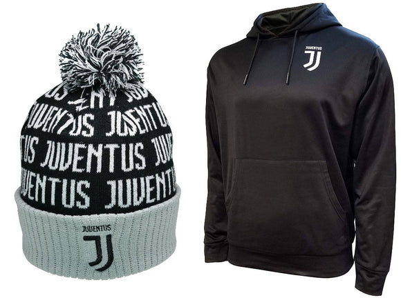 Icon Sports Juventus Soccer Hoodie and Beanie combo 07