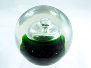 M Design Art Handcraft Glass Green Melon Crystal Handmade Paperweight