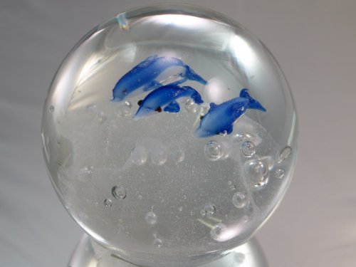 M Design Art Handcraft Glass Elegant Duck Handmade Paperweight