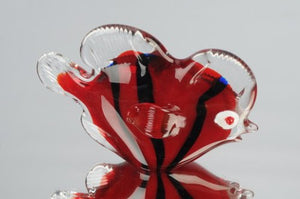M Design Art Handcraft GlassSapphire Fish Sculpture