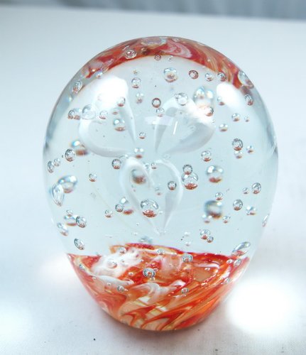 M Design Art Handcraft Colorful Assorted Murrine M Paperweight 02
