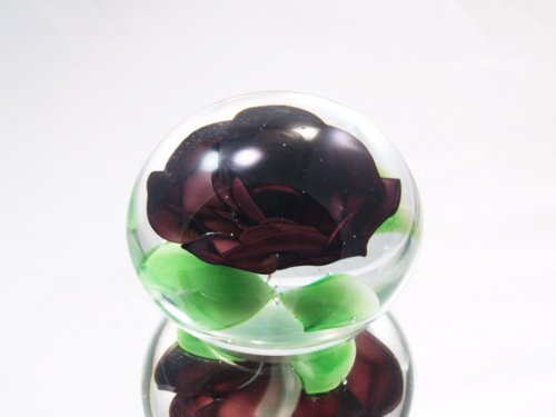 M Design Art Handcraft Glass Millefiore Turtle Paperweight