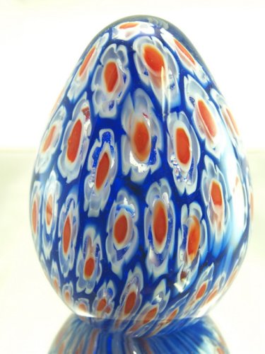 M Design Art Handcraft Rainbow Spiral Bulb-Shape Paperweight 02