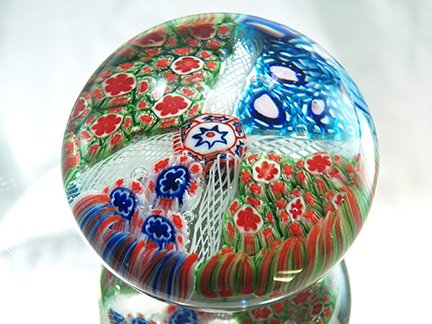 M Design Art Handcraft Glass Millefiori Paperweight 06