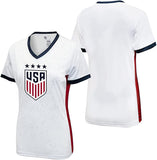 Icon Sports Official Licensed U.S. Soccer 4 Star USWNT Players Woman's Game Day Shirts Football Tee Top
