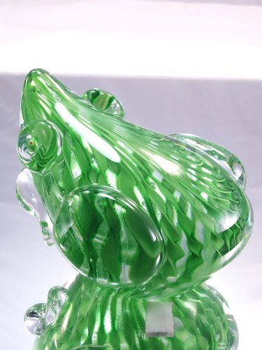 M Design Art Handcraft Emerald Gold Heart Handcraft Handcraft Glass Paper