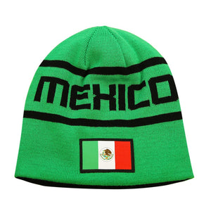 Icon Sports Mexico Adult Winter Soccer Beanie 02