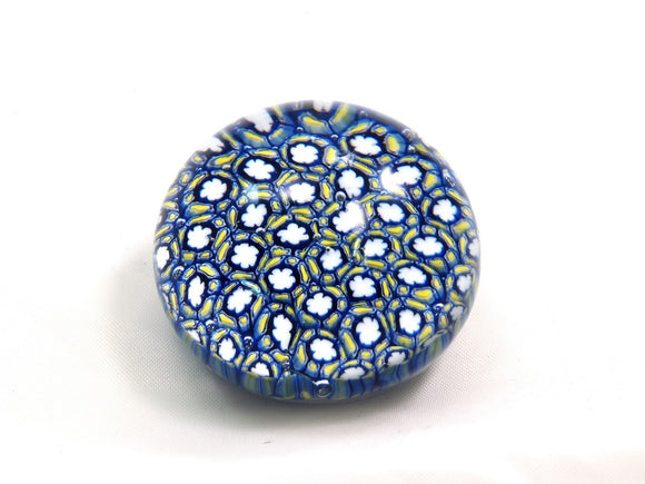 M Design Art Handcraft Rainbow Mix Millefiori Glass Paperweight 06