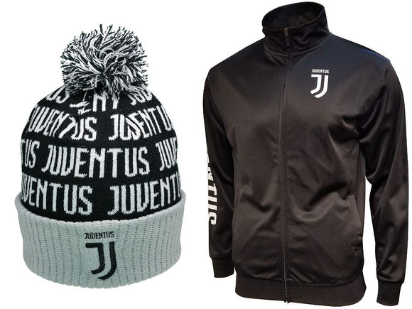 Icon Sports Juventus Soccer Jacket and Beanie combo 07