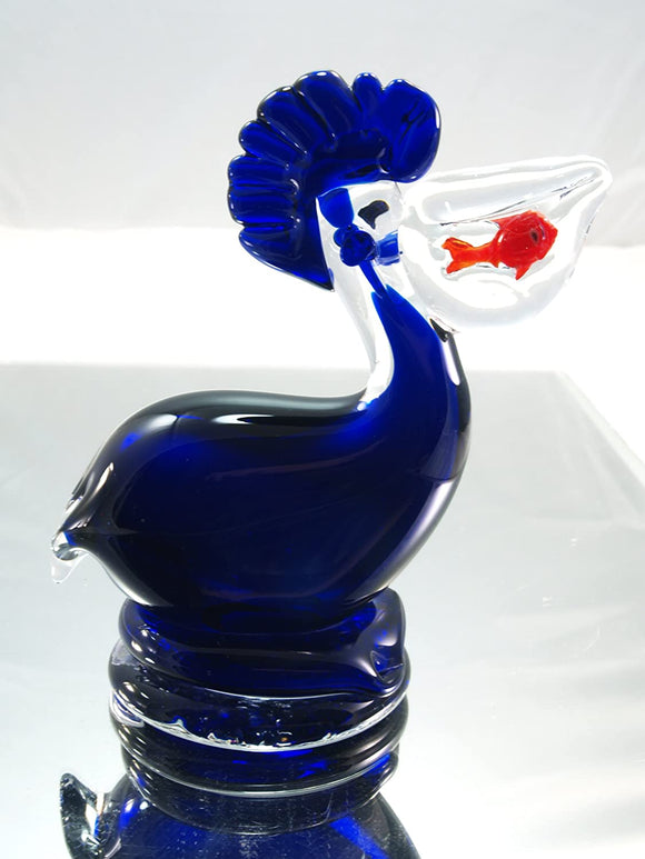 M Design Art Handcraft Glass Rainbow Bubble Glass Paperweight