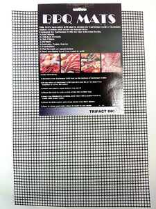Tripact (19 x 13 in) | PFOA Free Grill Mesh Mat for Grilling Vegetables, Fish, Fajitas, Shrimp |Replaces Vegetable Basket (5 Pieces)