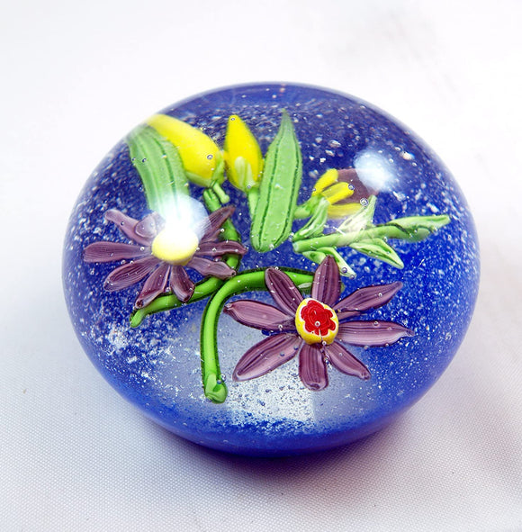 M Design Art Handcraft Glas sFirework Bubble Paperweight