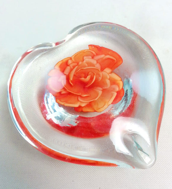 M Design Art Handcraft Glass White Mouse Animal Handcraft Sculpture 02