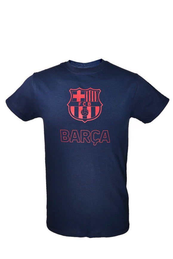 Icon Sports Men FC Barcelona Officially Licensed Soccer T-Shirt Cotton Tee -32