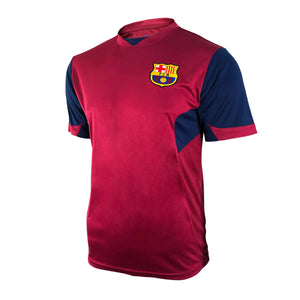 Icon Sports Men FC Barcelona Officially Licensed Soccer Poly Shirt Jersey -13