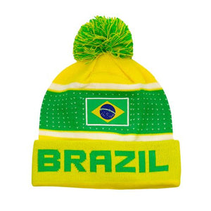 Brazil Pegged Adult Unisex Beanie