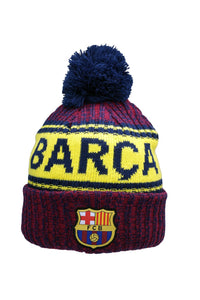 Icon Sports FC Barcelona Official Licensed Adult Winter Soccer Beanie 03-1