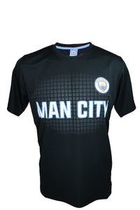Icon Sports Men Manchester City Official Licensed Soccer Poly Shirt Jersey -09