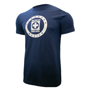 Icon Sports Men Cruz Azul Officially Licensed Soccer T-Shirt Cotton Tee -01