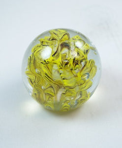 M Design Art Handcraft Glass Dolphins In Ocean Papweight