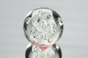 M Design Art Handcraft GlassRuby Millefiori Paperweight