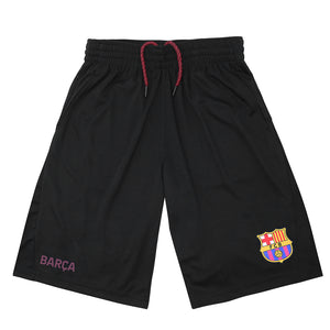 Icon Sports Youth FC Barcelona Officially Licensed Poly Soccer Shorts -10
