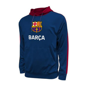 FC Barcelona Side Step Pullover Hoodie - Navy