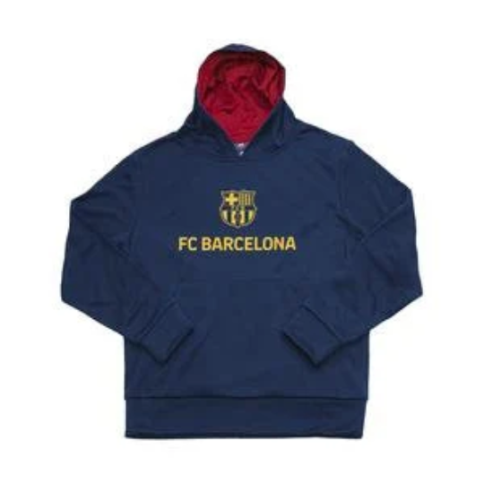 FC Barcelona Hyper OL Pullover Hoodie - Navy