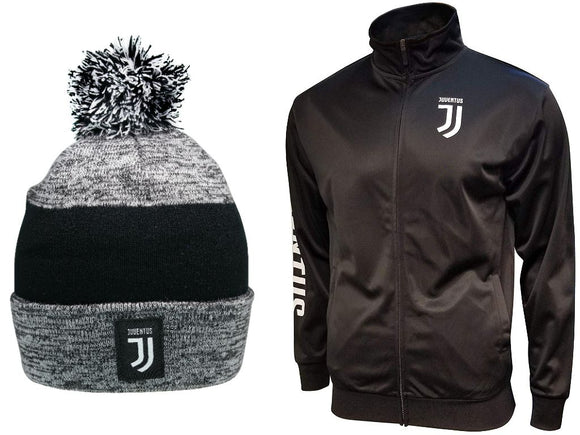 Icon Sports Juventus Soccer Jacket and Beanie combo 04-1