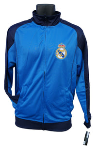 Real Madrid Jacket Track Soccer Adult Sizes Soccer Football Official Merchandise Blue