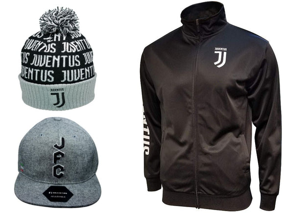 Icon Sports Juventus Soccer Jacket Beanie Cap 3 Items combo 15
