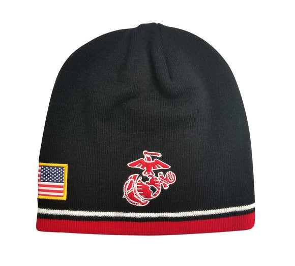 Icon Sports U.S. Marine Corps Official Licensed Winter Soccer Beanie 01-1