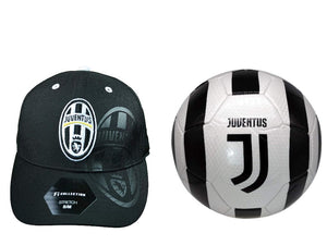 Icon Sports Juventus Official Soccer Cap & Ball Size 5 - 13-3