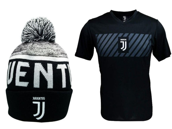Icon Sports Juventus Soccer Jersey and Beanie combo 01-2