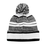 Juventus Adult Unisex Soccer Pom Pom Beanie Black