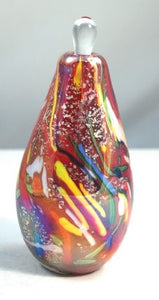 M Design Art Handcraft Rainbow Ocean Wave Bubble Ball Glass Paperweight