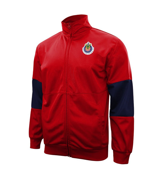 Icon Sports Men Chivas Del Guadalajara Officially Licensed Zipper Soccer Jacket 001